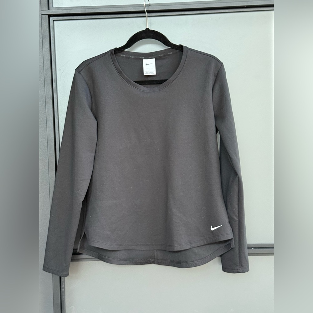 Nike Therma-Fit Black Running Long Sleeve Top size Medium